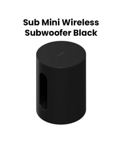 Sonos Sub Mini UK Mini Wireless Subwoofer - Black | SUBM1UK1BLK