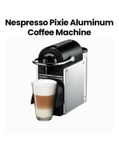 Nespresso Pixie Aluminum Coffee Machine - Silver 