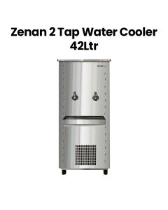 Zenan 25 Gallon 2-Tap Water Cooler - Stainless Steel |Z25G2T*IN