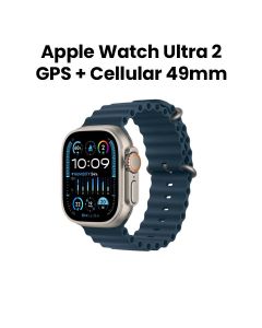 Apple Watch Ultra 2 GPS + Cellular 49mm Titanium Case with Blue Ocean Band |MREG3AE/A