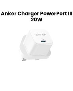 Anker PowerPort III 20W Cube Charger - White | A2149K22