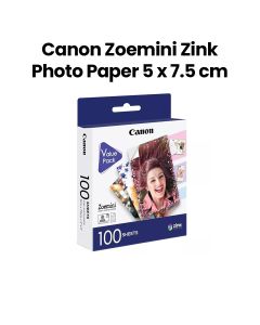 Canon 100‑Sheet Photo Paper & Ink Set for ZOE‑MINI & ZOE‑MINI S2 | ZP‑2030 