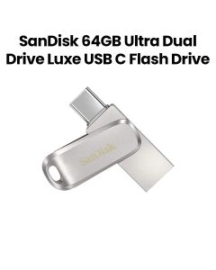 Sandisk Ultra Dual Drive Luxe USB Type C | 64GB | Silver | SDDDC4-064G-G46