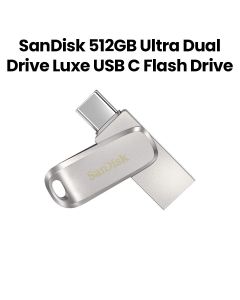Sandisk Ultra Dual Drive Luxe USB Type C | 512GB | Silver | SDDDC4-512G-G46