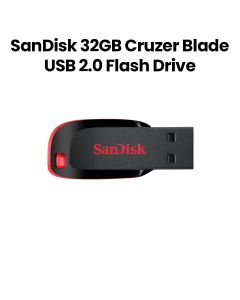 Sandisk Cruzer Blade USB Flash Drive | 32GB | Black | SDCZ50-032G-B35