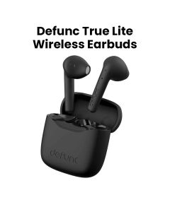DEFUNC Mondo True Lite Bluetooth Earbuds - Water Resistant Black | D4261