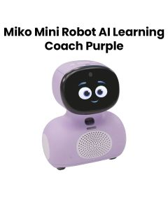 Miko Mini Robot AI Learning Coach - Purple | MKOEMK4P