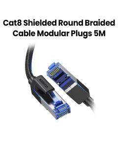 UGREEN Cat 8 Shielded Round Braided Cable Modular Plugs 5M | UG-CBL-CAT8-NW153-5M