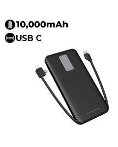 Hyphen X Series 10,000mAh Slim Fast Charge Power Bank – Black | HPB-10BLK1968
