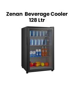Zenan Beverage Cooler - 128L, Black | ZBC-BC128