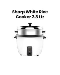 Sharp Rice Cooker - 2.8L, White | KS-H288S-W3