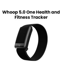 Whoop 5.0 Health and Fitness Tracker with 12 Months Subscription- Jet Black|One