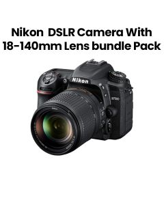 Nikon DSLR Camera with 18-140mm Lens - Bundle Pack - Black | D7500
