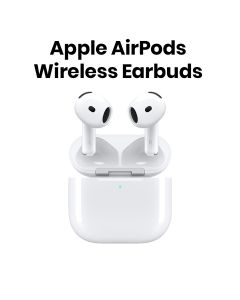 Apple AirPods 4 Wireless Earbuds with Active Noise Cancellation - White | MXP93ZE/A