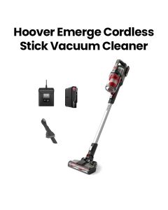 Hoover OnePWR Emerge Cordless Stick Vacuum Cleaner 40min Runtime 0.6L Tank | Black & Red | CLSV-VPME