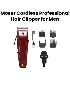 Moser Cordless Hair Clipper 100–240V – Red | 1430-0150