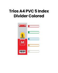 Trios Divider A4 PVC 1-5 Color/Number - Colored | TS-CS7005