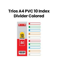Trios Divider A4 PVC 1-10 Color/Number - Colored | TS-CS70010