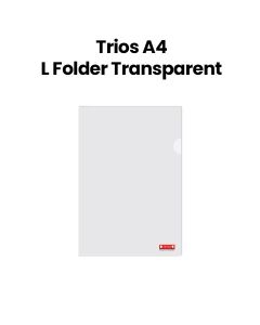 Trios L Folder Transparent A4 | TS-LF 71012