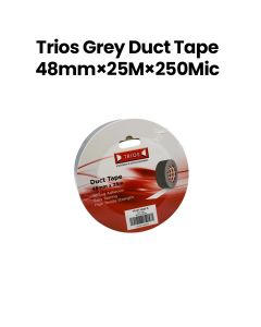 Trios Duct Tape Grey 48MM x 25M x 250 Mic | TS-DT1936