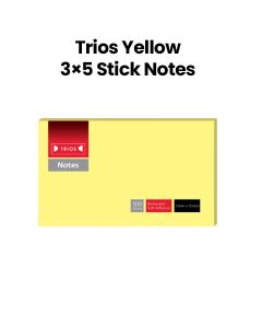 Trios Stick Notes 3x5 | Yellow | TS-N305