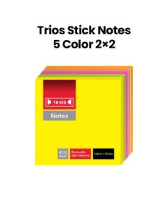 Trios Stick Notes 2x2 | 5 Color | TS-N202-4C