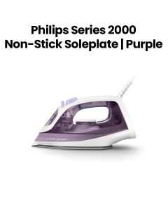 Philips Series 2000 Steam Iron + 2000W Non-Stick Soleplate | Purple | DST2020/36