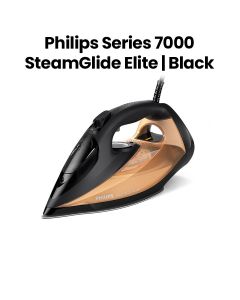 Philips Series 7000 Steam Iron + 2800W SteamGlide Elite | Black | DST7040/86