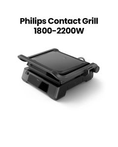 Philips Series 7000 Contact Grill High Heat Performance 2200W | Black | HD6307/70