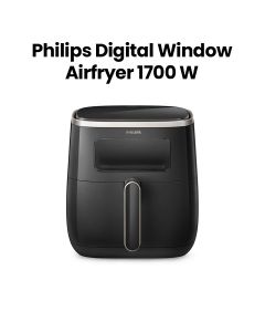 Philips Digital Airfryer See-Through Window 5.6L | Black | HD9257/80