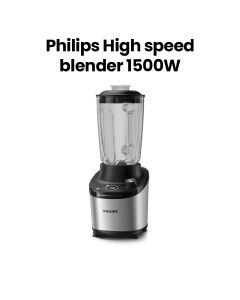 Philips Series 7000 High Speed Blender 1500W Glass Jar | Black | HR3760/00