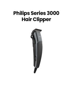 Philips Series 3000 Hair Clipper + Corded Use | Black | HC3100/13