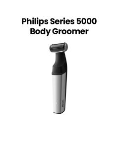 Philips Series 5000 Body Groomer + Dual-Sided Shaver | Black/Silver | BG5021/15