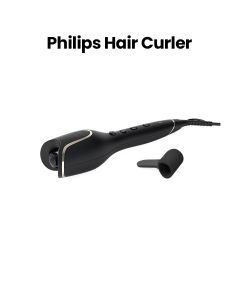 Philips Hair Curler + MoistureProtect Technology | Black/Purple | BHB876/03