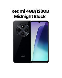Redmi 14C 4GB RAM 128GB ROM Smartphone | Midnight Black | MZB0HQ1EN