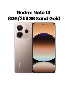 Redmi Note 14 8GB RAM 256GB ROM Smartphone | Sand Gold | MZB0KRYEU