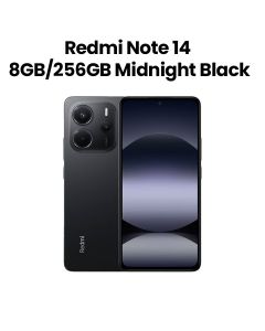 Redmi Note 14 8GB RAM 256GB ROM Smartphone | Midnight Black | MZB0IKUEU