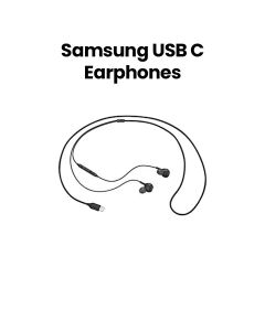Samsung Type-C Earphone | Black | EO-IC100BBEGAE