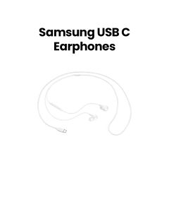 Samsung Type-C Earphone | White | EO-IC100BWEGAE