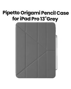 Pipetto Origami #3 Pencil Case for iPad Pro 13" (2024) | Grey | P053-50-AG