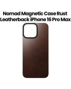 Nomad Magnetic Leatherback for iPhone 16 Pro Max | Rust | NM01361985