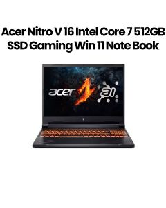 Acer Nitro V 16 Gaming Laptop Intel Core i7, 512GB SSD, Windows 11 | Black | ANV16-71-75H2