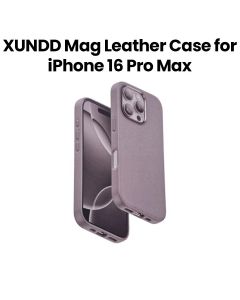 XUNDD Mag Leather Case for iPhone 16 Pro Max | Grey | XDD-0027