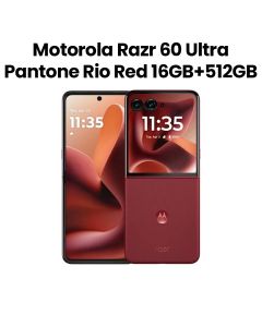 Motorola Razr 60 Ultra 16GB+512GB Smartphone Pantone Edition | Rio Red | PB8R0014AE (XT2551-6)