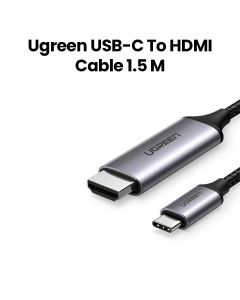 UGREEN USB-C to HDMI Cable Aluminum Shell 1.5M | Grey | UG-CBL-USBC-HDMI-MM142-1.5M