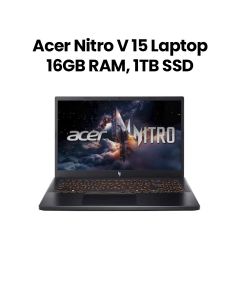 Acer Nitro V 15 Gaming Laptop Intel Core i9 16GB RAM 1TB SSD 8GB GPU 15.6" FHD IPS Win 11 Home | Obsidian Black | NH.QZ9EM.001