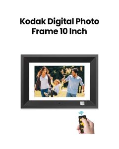 Kodak 10" Digital Photo Frame 8GB with Remote Control | Wooden Black | RDPF-1020V