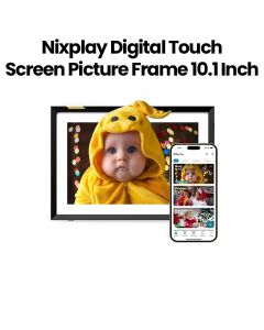 Nixplay W10P Classic 10.1" Digital Frame Touch Screen | Black & White Matte | W10P