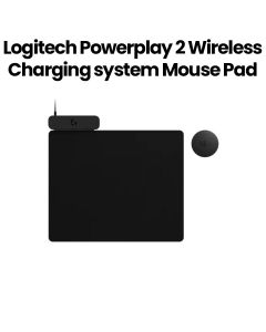 Logitech PowerPlay 2 Wireless Charging System Gaming Mouse Pad | Black | 74807