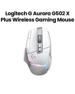 Logitech G502 X Plus Aurora Wireless RGB Gaming Mouse | White | 910-006172